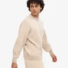 Jersey oversize de lana merina - Blanco marfil