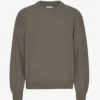 Jersey oversize de lana merina - Verde oliva apagado