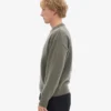 Jersey oversize de lana merina - Verde oliva apagado