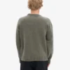 Jersey oversize de lana merina - Verde oliva apagado