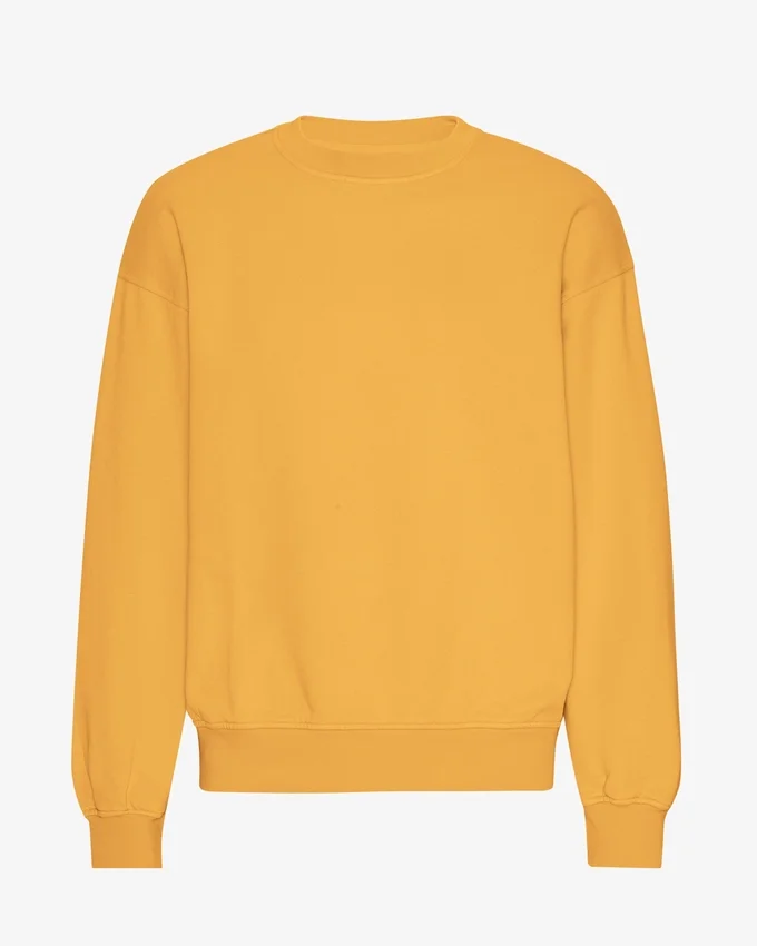 Jersey oversize orgánico - Amarillo quemado