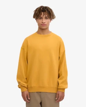 Jersey oversize orgánico – Amarillo quemado