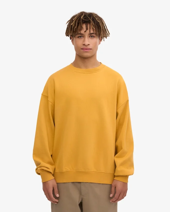 Jersey oversize orgánico - Amarillo quemado