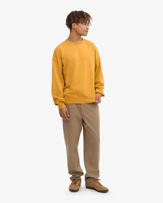Jersey oversize orgánico - Amarillo quemado