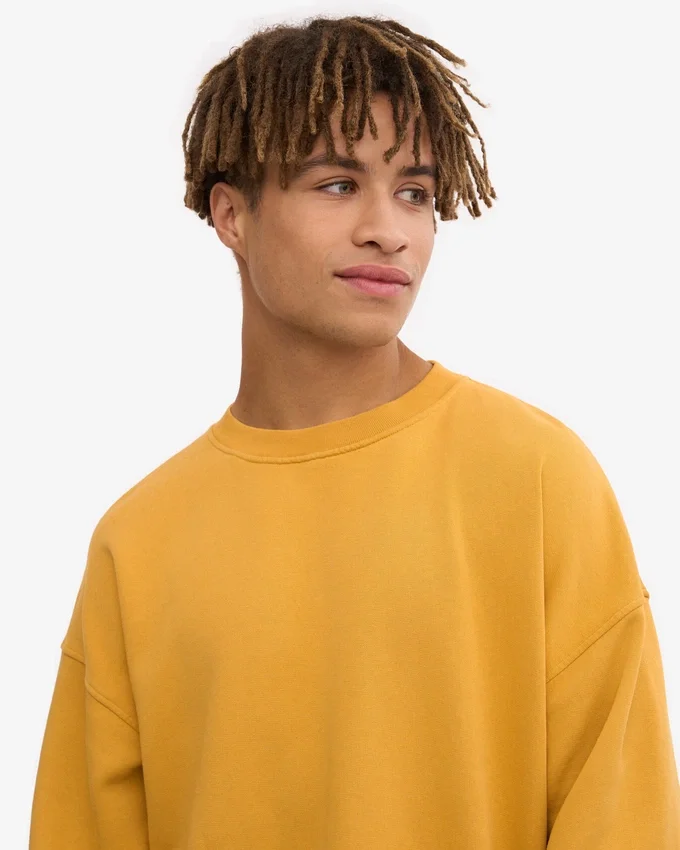 Jersey oversize orgánico - Amarillo quemado