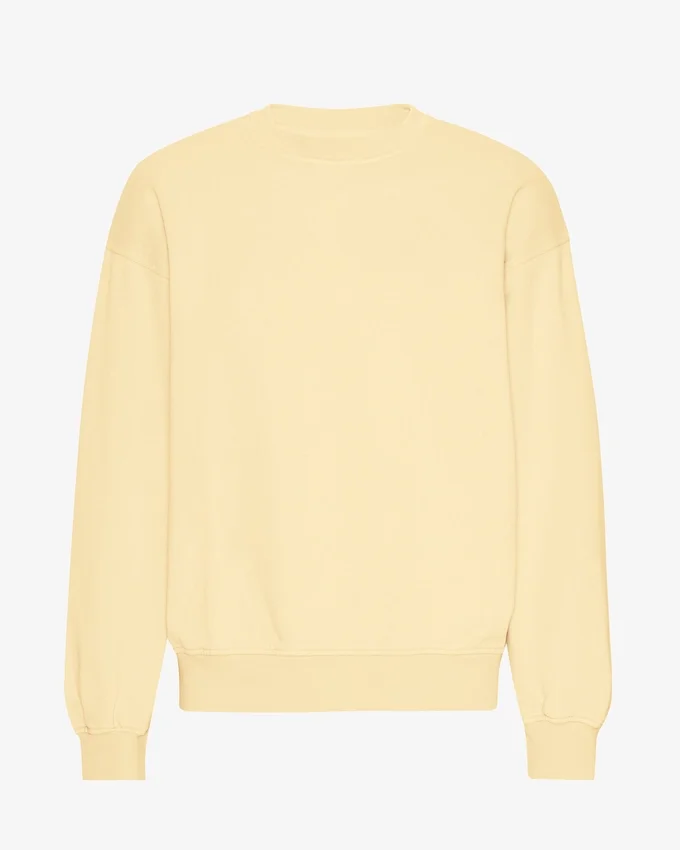 Jersey oversize orgánico - Amarillo suave