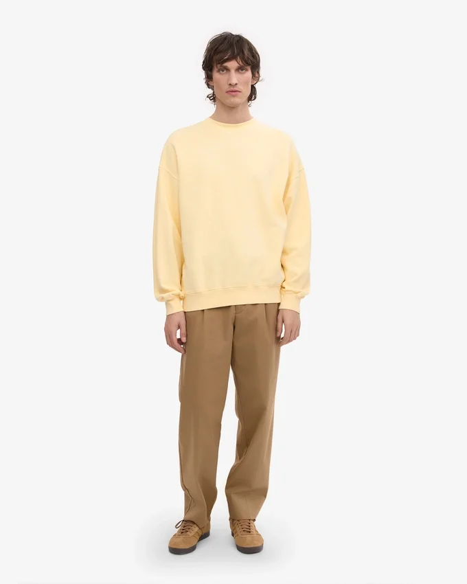 Jersey oversize orgánico - Amarillo suave