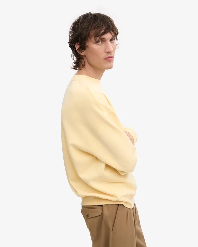 Jersey oversize orgánico - Amarillo suave