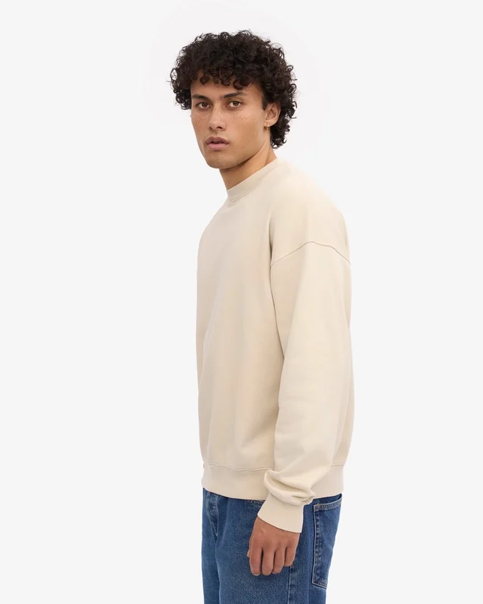 Jersey oversize orgánico - Blanco marfil