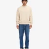Jersey oversize orgánico - Blanco marfil