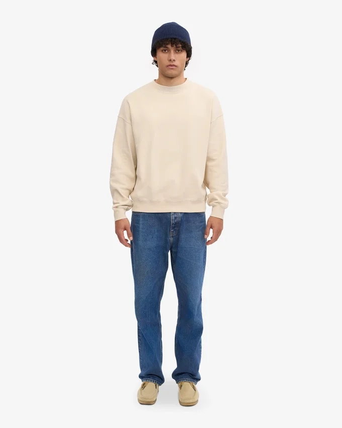 Jersey oversize orgánico - Blanco marfil