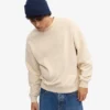Jersey oversize orgánico - Blanco marfil