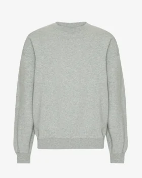 Jersey oversize orgánico - Gris jaspeado