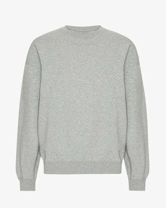 Jersey oversize orgánico - Gris jaspeado