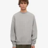 Jersey oversize orgánico - Gris jaspeado