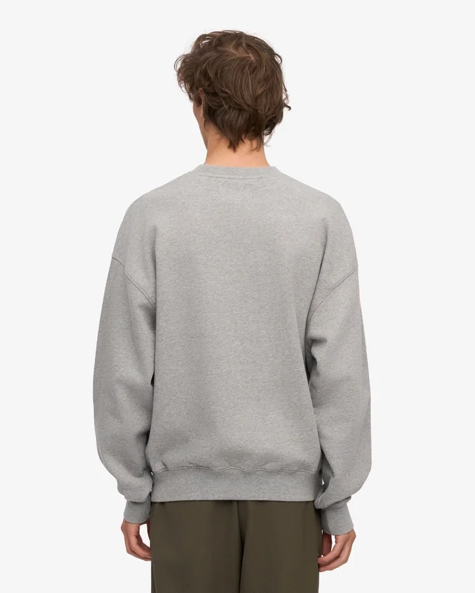 Jersey oversize orgánico - Gris jaspeado