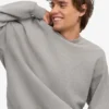 Jersey oversize orgánico - Gris jaspeado