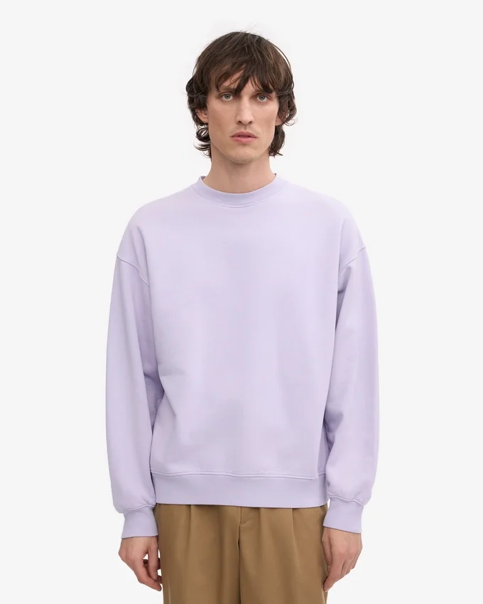 Jersey oversize orgánico - Lavanda suave