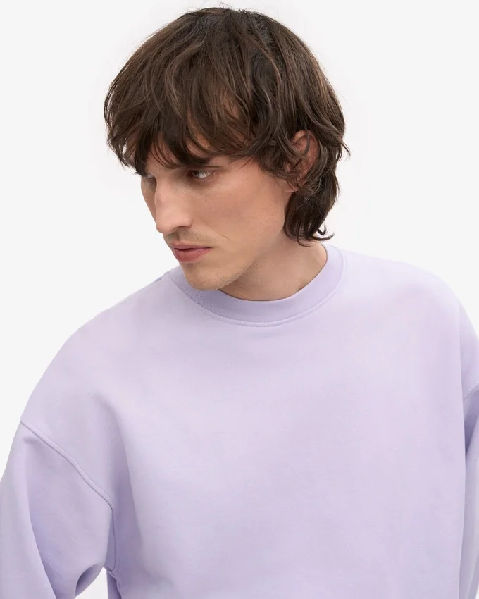 Jersey oversize orgánico - Lavanda suave