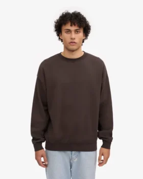 Jersey oversize orgánico – Marrón café