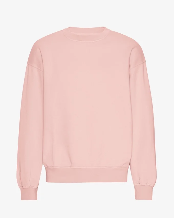 Jersey oversize orgánico - Rosa descolorido