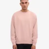 Jersey oversize orgánico - Rosa descolorido