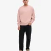Jersey oversize orgánico - Rosa descolorido