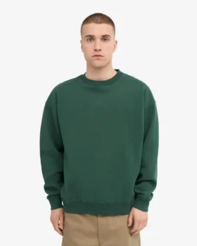 Jersey oversize orgánico – Verde esmeralda