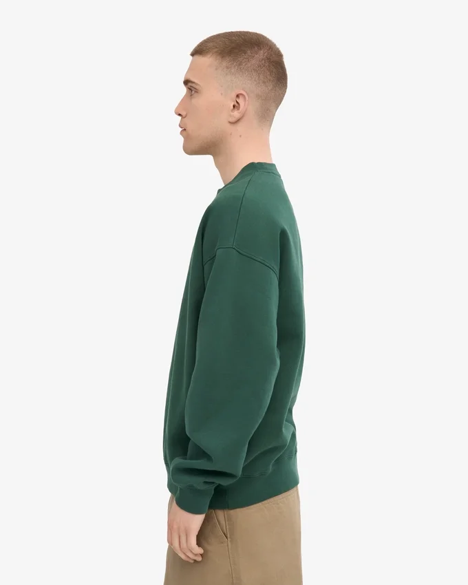 Jersey oversize orgánico - Verde esmeralda