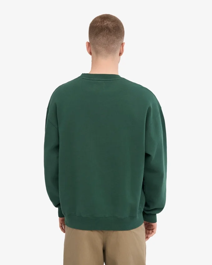 Jersey oversize orgánico - Verde esmeralda