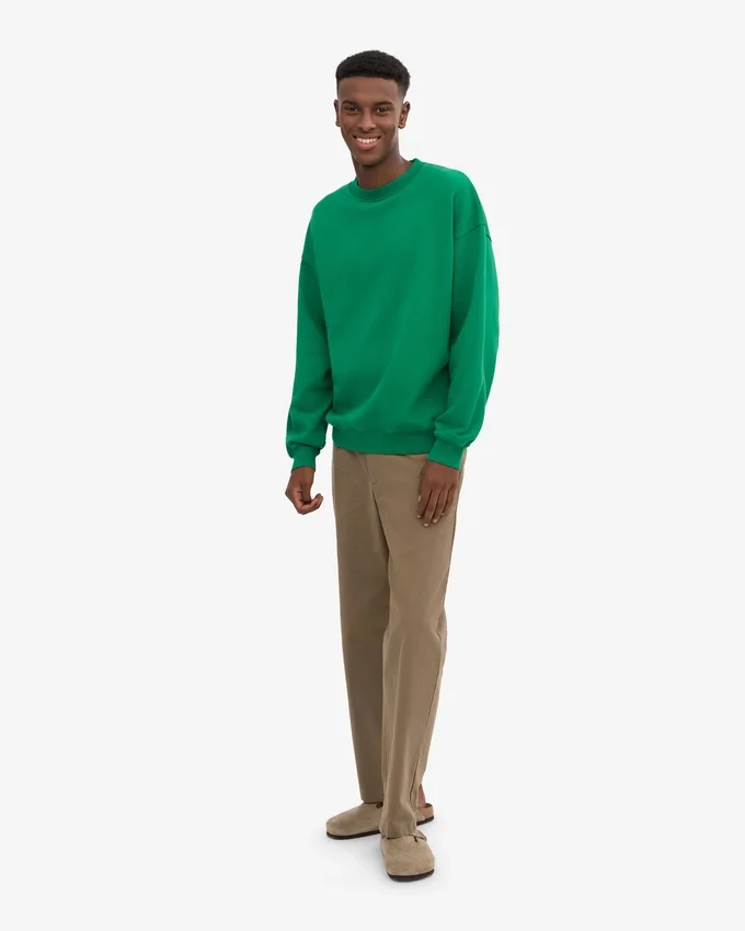 Jersey oversize orgánico - Verde Kelly