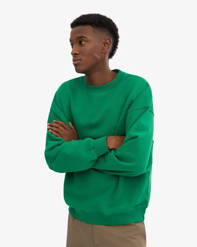 Jersey oversize orgánico - Verde Kelly
