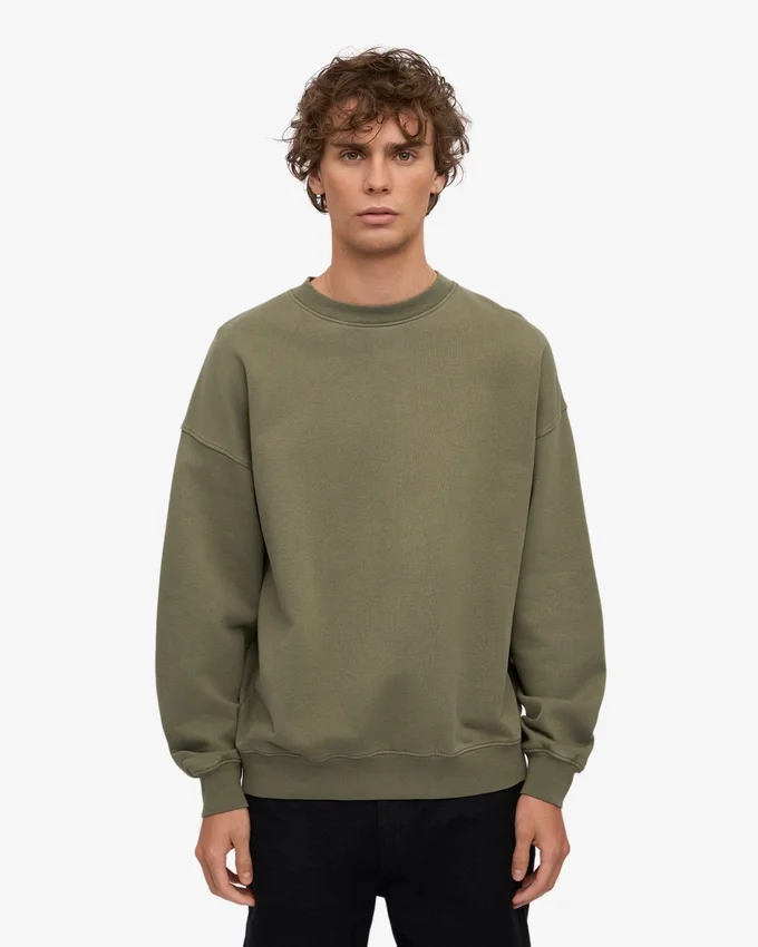 Jersey oversize orgánico - Verde oliva apagado