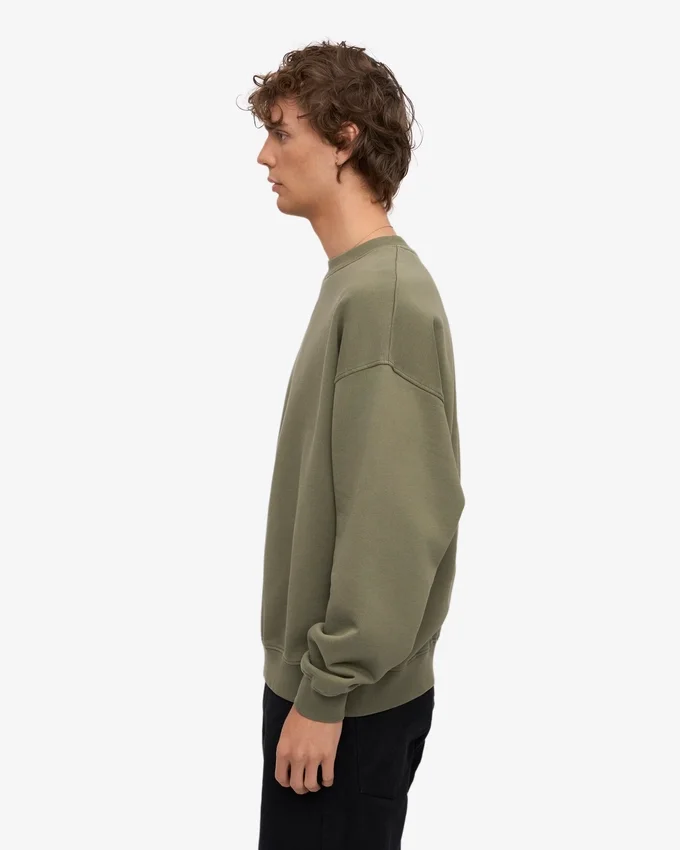 Jersey oversize orgánico - Verde oliva apagado