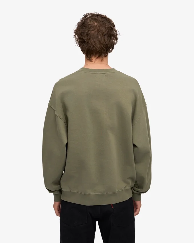 Jersey oversize orgánico - Verde oliva apagado