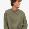 Jersey oversize orgánico - Verde oliva apagado