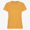 Light Organic Tee de algodón orgánico para mujer - Amarillo quemado