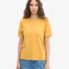 Light Organic Tee de algodón orgánico para mujer - Amarillo quemado