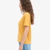 Light Organic Tee de algodón orgánico para mujer - Amarillo quemado