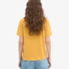 Light Organic Tee de algodón orgánico para mujer - Amarillo quemado