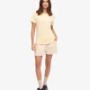 Light Organic Tee de algodón orgánico para mujer - Amarillo suave