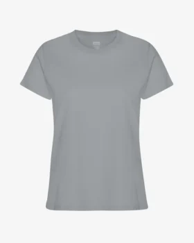 Light Organic Tee de algodón orgánico para mujer - Azul acero