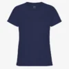 Light Organic Tee de algodón orgánico para mujer - Azul marino