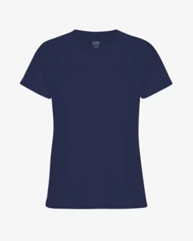 Light Organic Tee de algodón orgánico para mujer - Azul marino