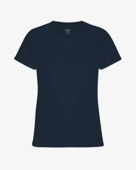 Light Organic Tee de algodón orgánico para mujer - Azul marino