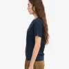 Light Organic Tee de algodón orgánico para mujer - Azul marino
