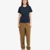 Light Organic Tee de algodón orgánico para mujer - Azul marino
