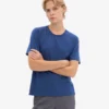 Light Organic Tee de algodón orgánico para mujer - Azul marino