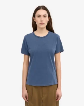 Light Organic Tee de algodón orgánico para mujer – Azul Neptuno