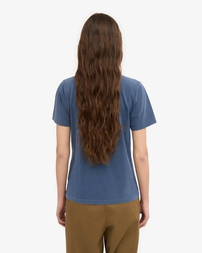Light Organic Tee de algodón orgánico para mujer - Azul Neptuno